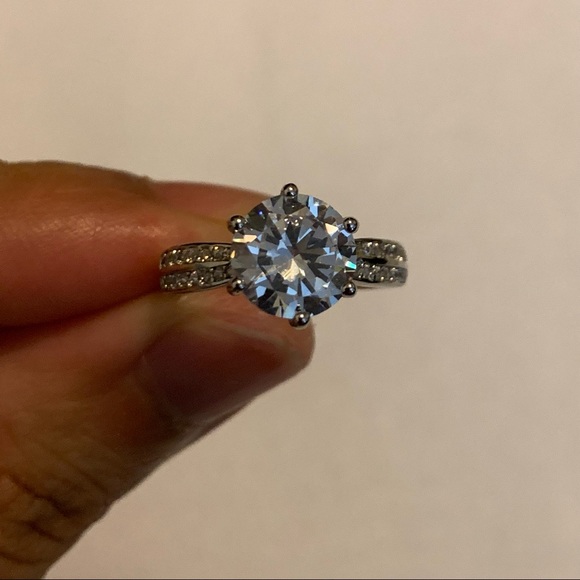 SOLD❗️3ct 925 Diamond Band Ring Size 7 - Picture 4 of 14